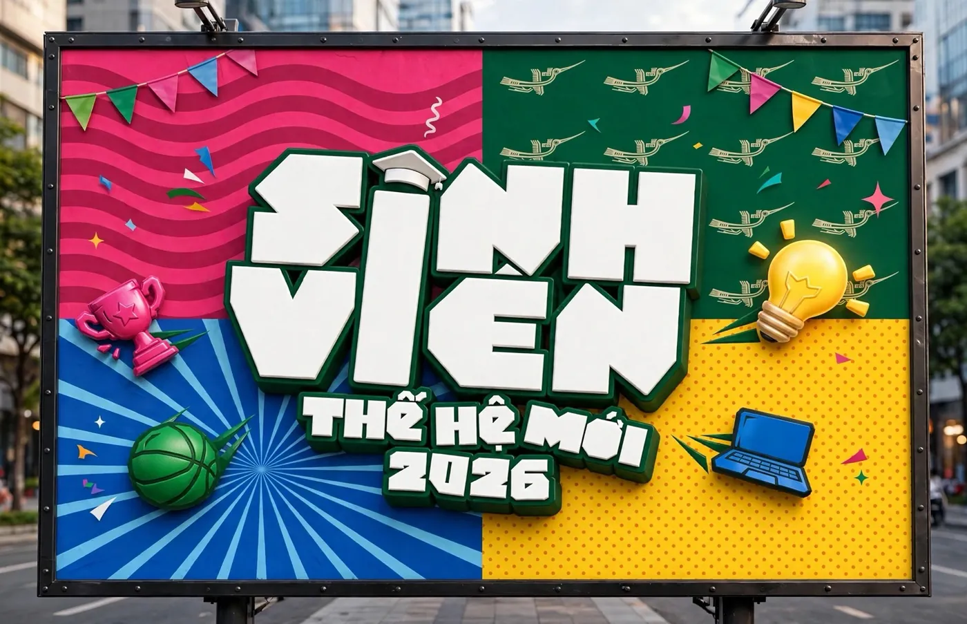 Billboard SINH VIÊN THẾ HỆ MỚI 2026
