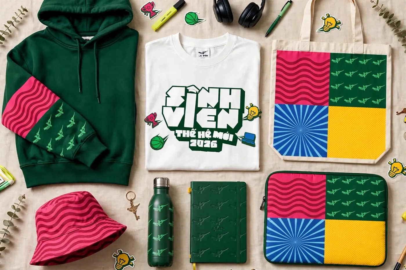 Bộ merch Sinh Viên Thế Hệ Mới 2026